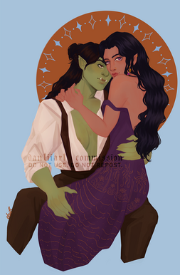 full color ✦ half body