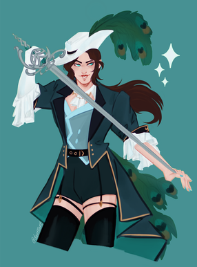 full color ✦ half body