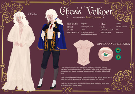 ✦ character sheet